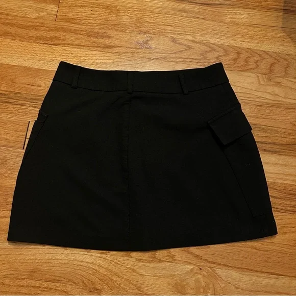 Zara Black Cargo Skirt Size S - Picture 10 of 11